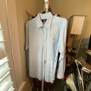 Vineyard vine size large button down shirt.